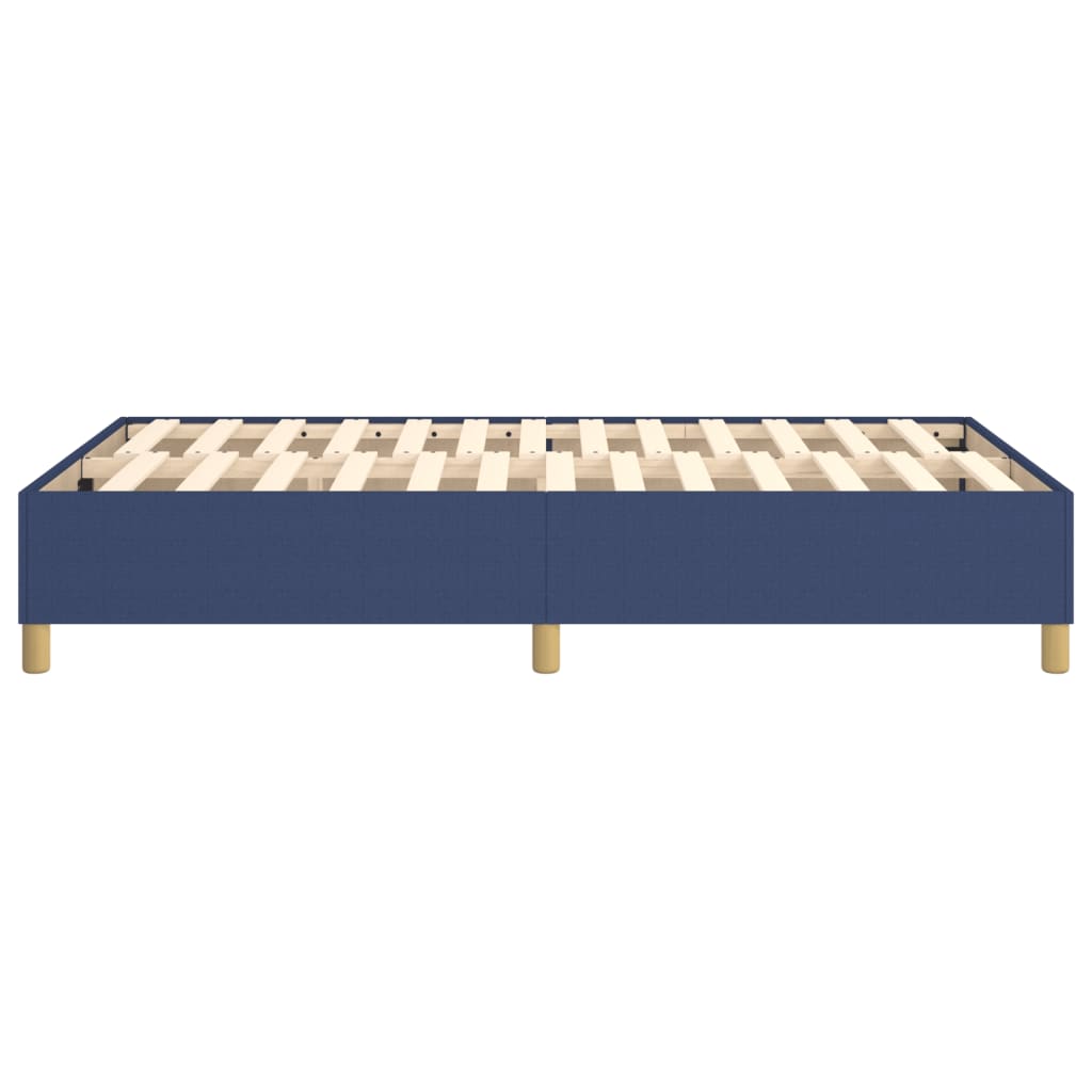 Boxspring sengeramme 120x200 cm stof blå