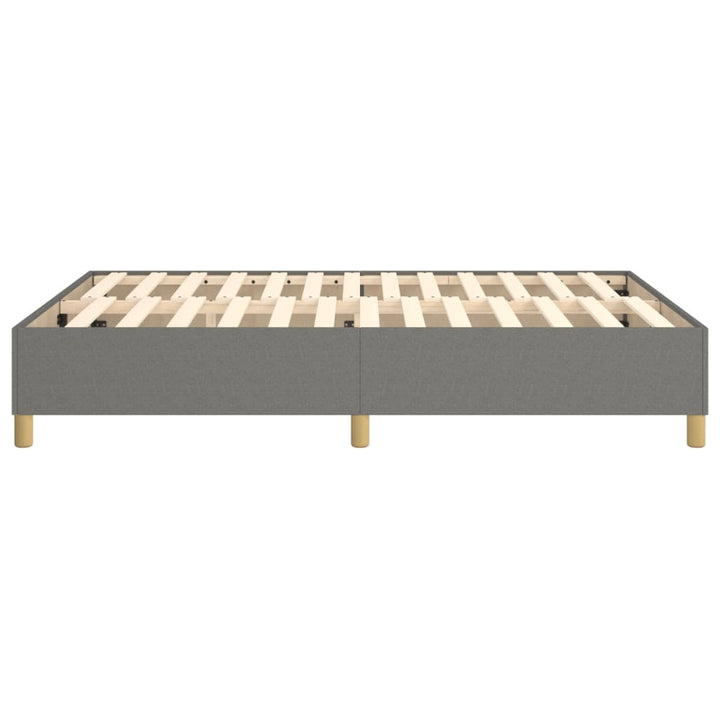 Boxspring sengeramme 140x190 cm stof mørkegrå