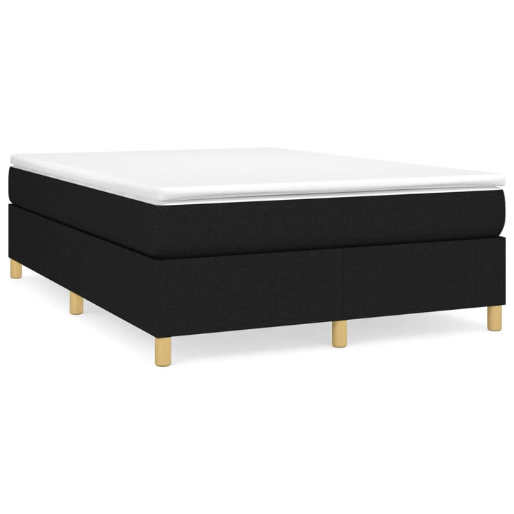 Boxspring sengeramme 140x190 cm stof sort