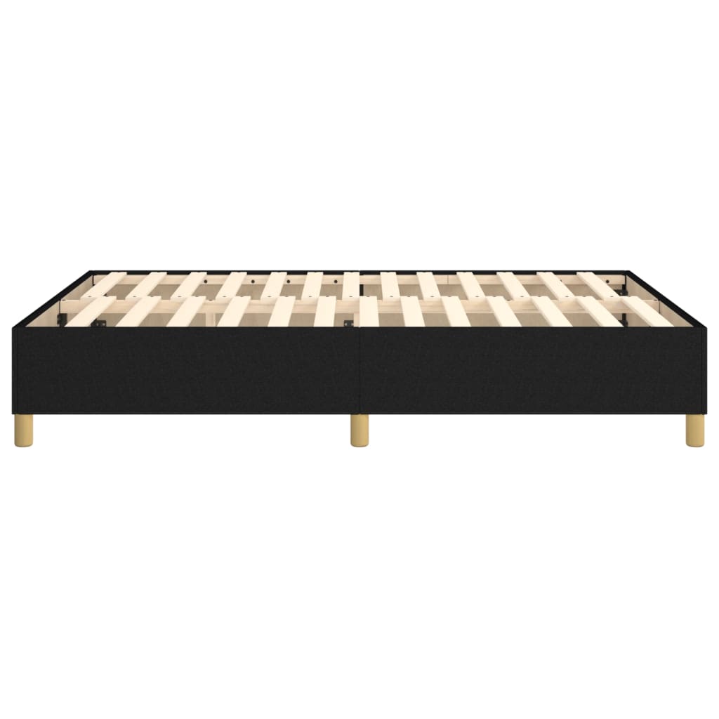Boxspring sengeramme 140x190 cm stof sort