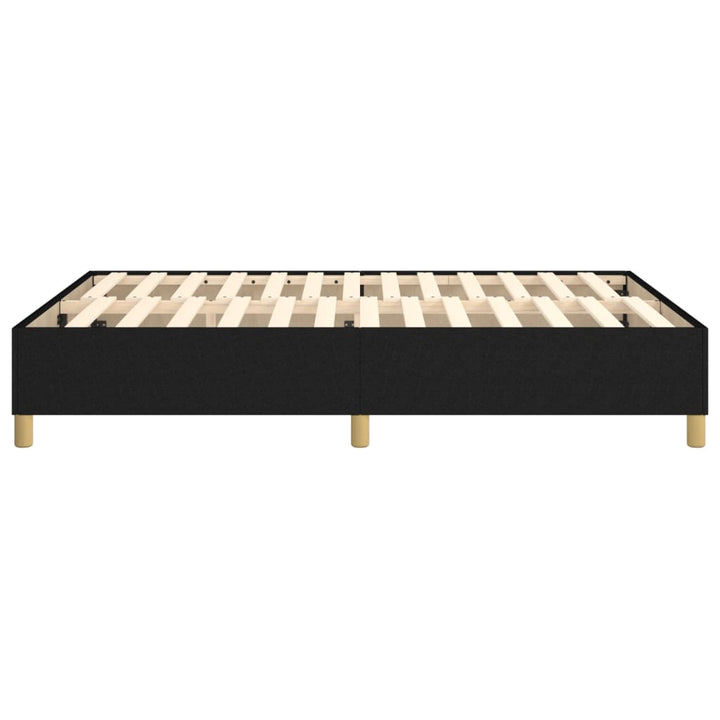 Boxspring sengeramme 140x190 cm stof sort