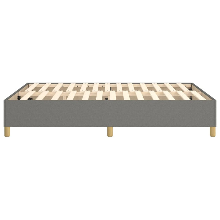 Boxspring sengeramme 140x200 cm stof mørkegrå