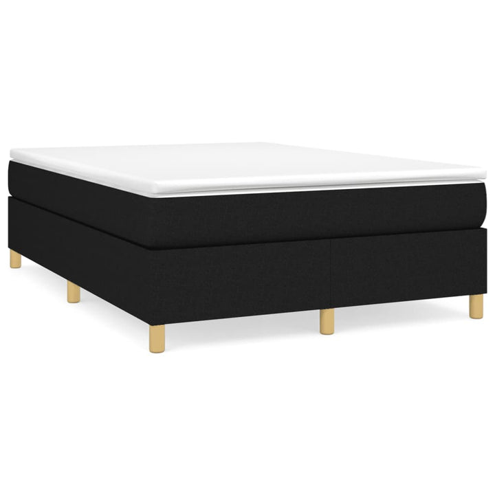 Boxspring sengeramme 140x200 cm stof sort