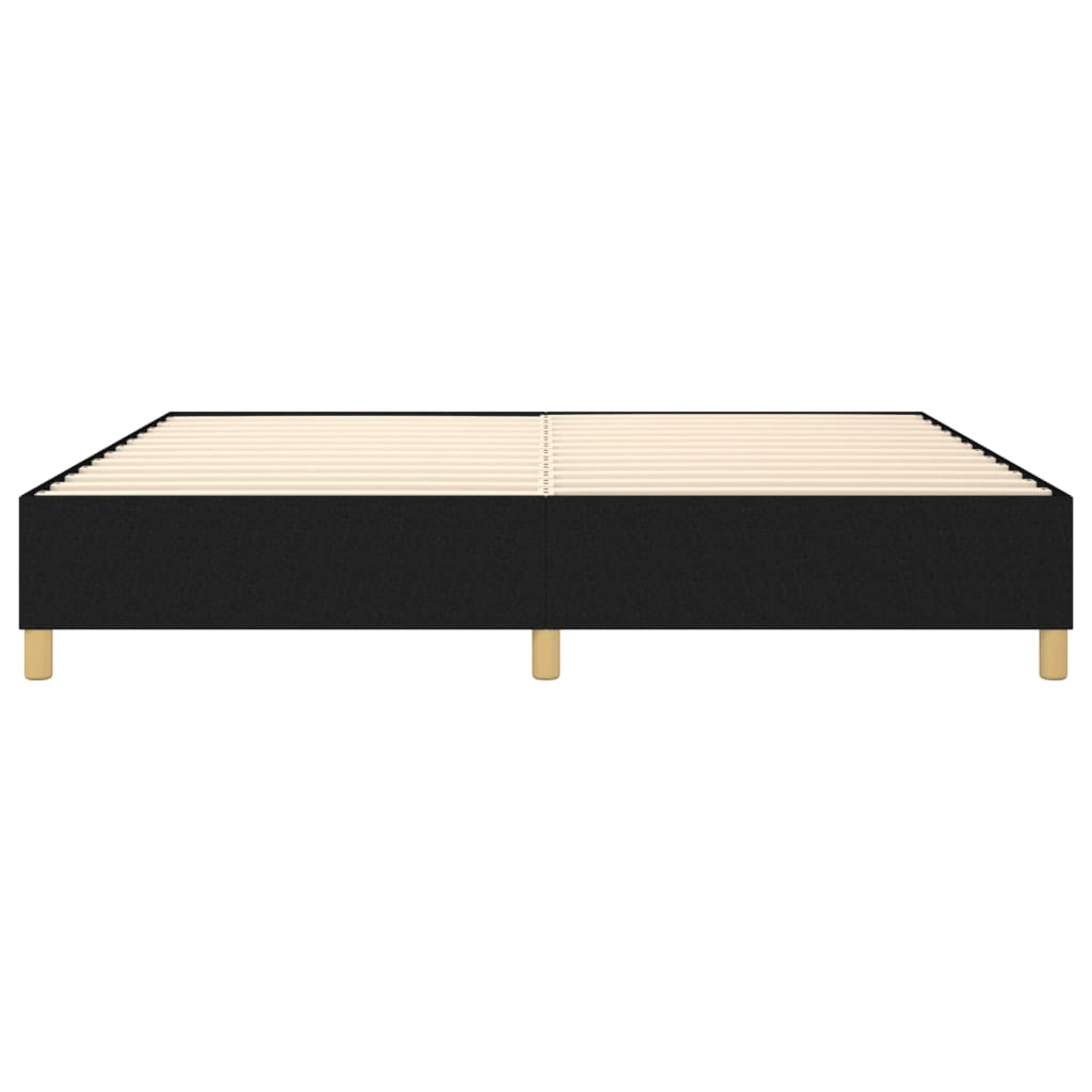 Boxspring sengeramme 140x200 cm stof sort