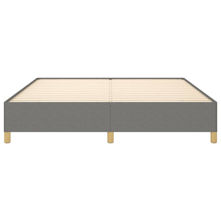 Boxspring sengeramme 160x200 cm stof mørkegrå