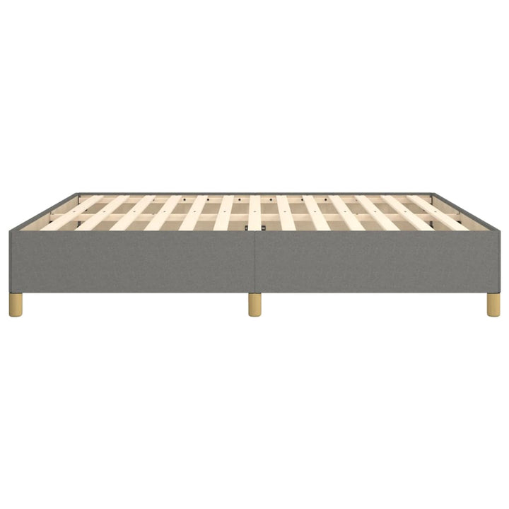 Boxspring sengeramme 160x200 cm stof mørkegrå