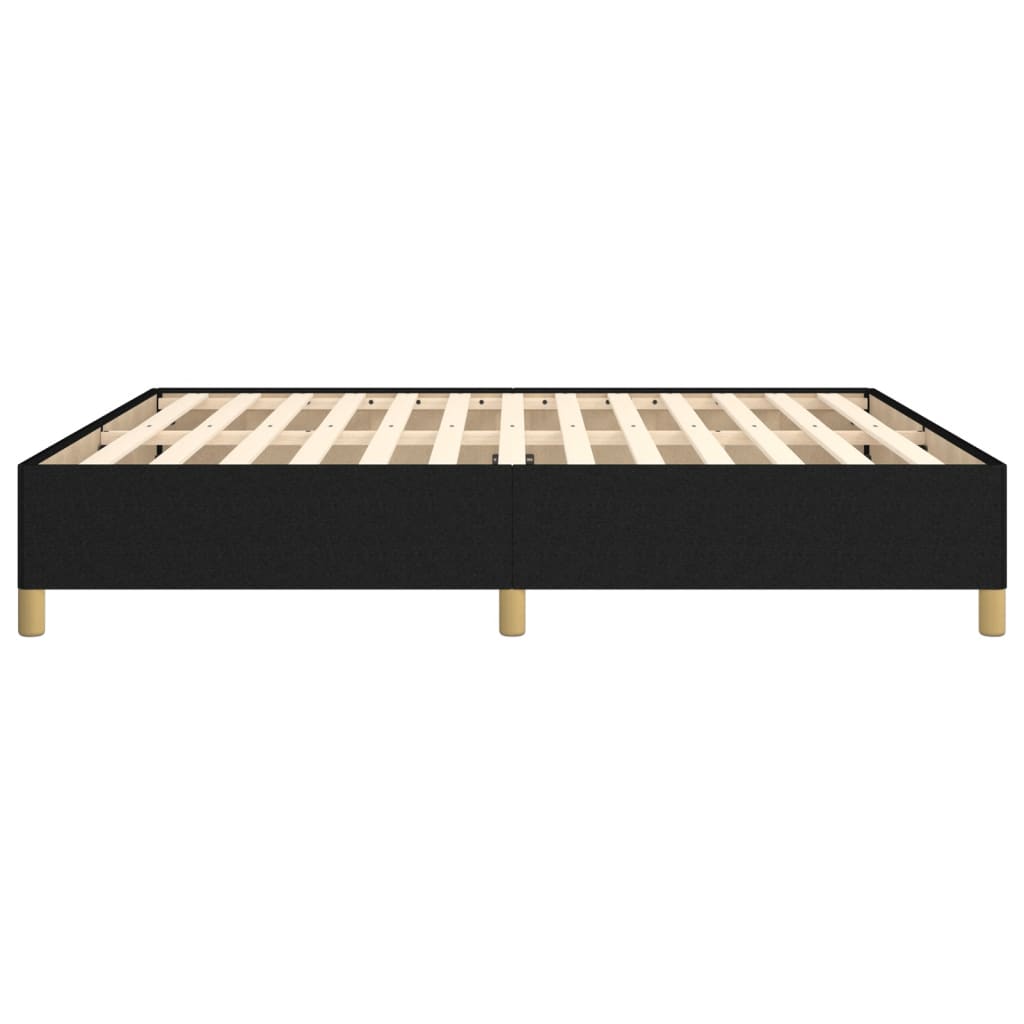 Boxspring sengeramme 160x200 cm stof sort