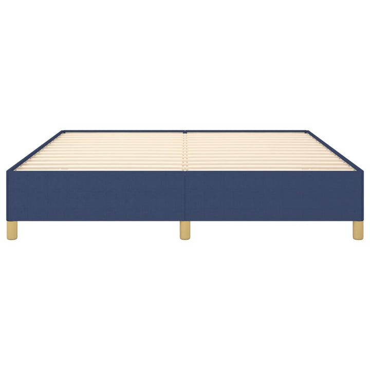 Boxspring sengeramme 160x200 cm stof blå
