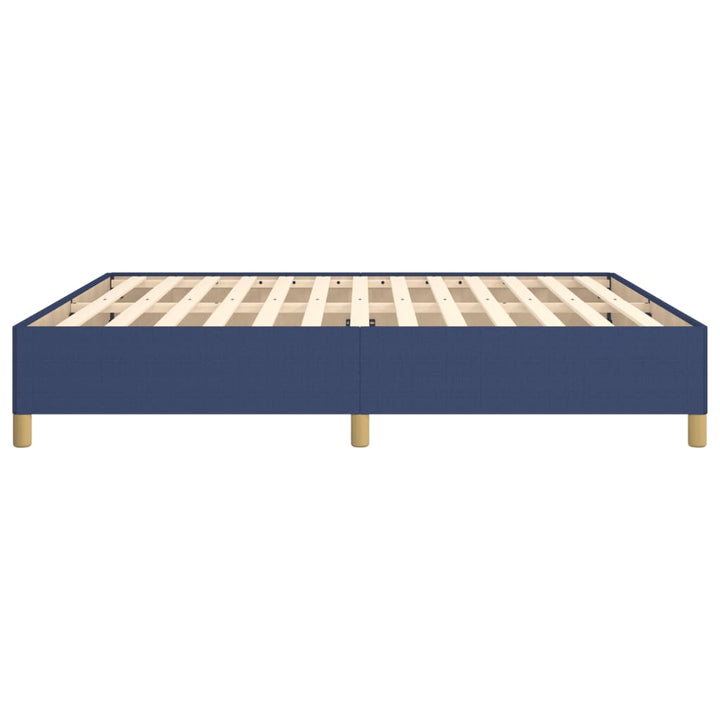 Boxspring sengeramme 160x200 cm stof blå