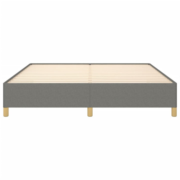 Boxspring sengeramme 180x200 cm stof mørkegrå