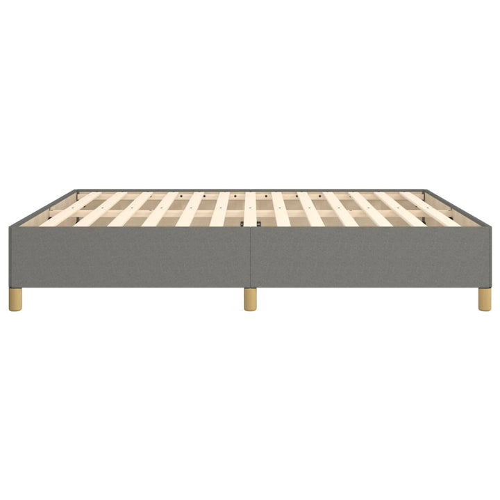 Boxspring sengeramme 180x200 cm stof mørkegrå