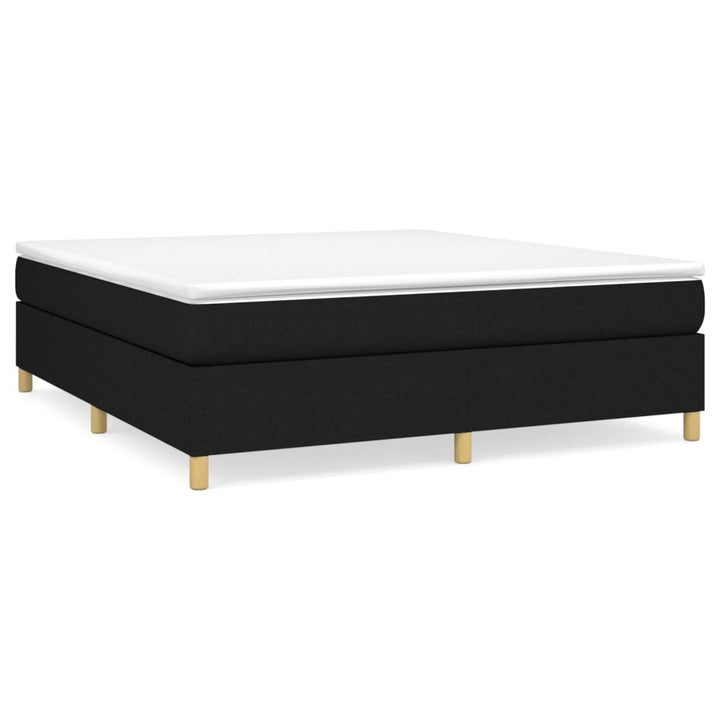 Boxspring sengeramme 180x200 cm stof sort