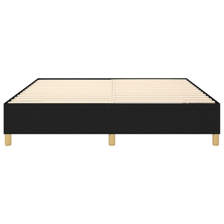 Boxspring sengeramme 180x200 cm stof sort