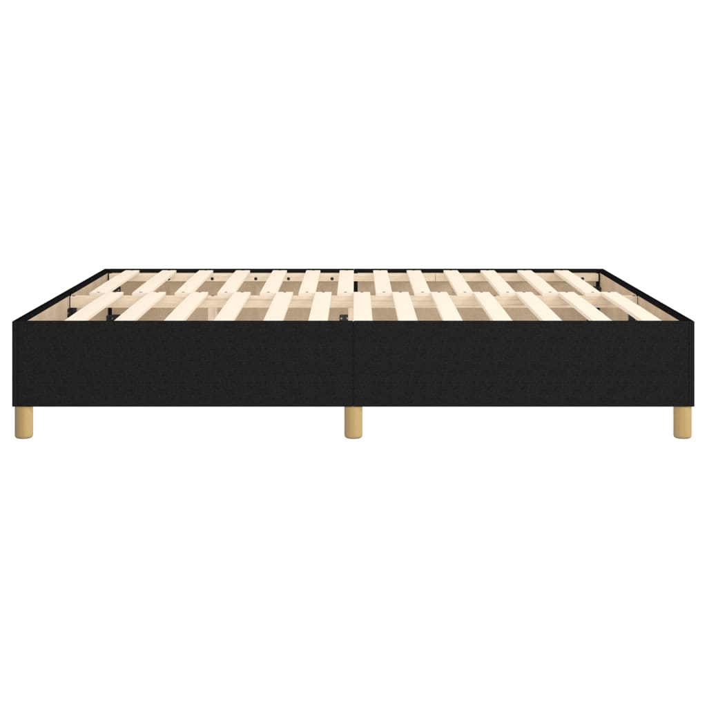 Boxspring sengeramme 180x200 cm stof sort