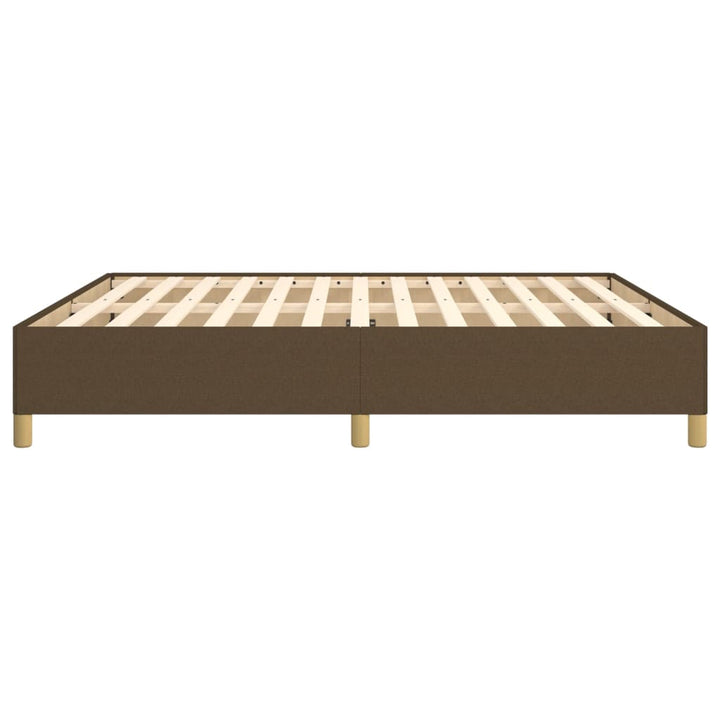Boxspring sengeramme 180x200 cm stof mørkebrun