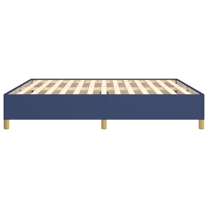Boxspring sengeramme 180x200 cm stof blå