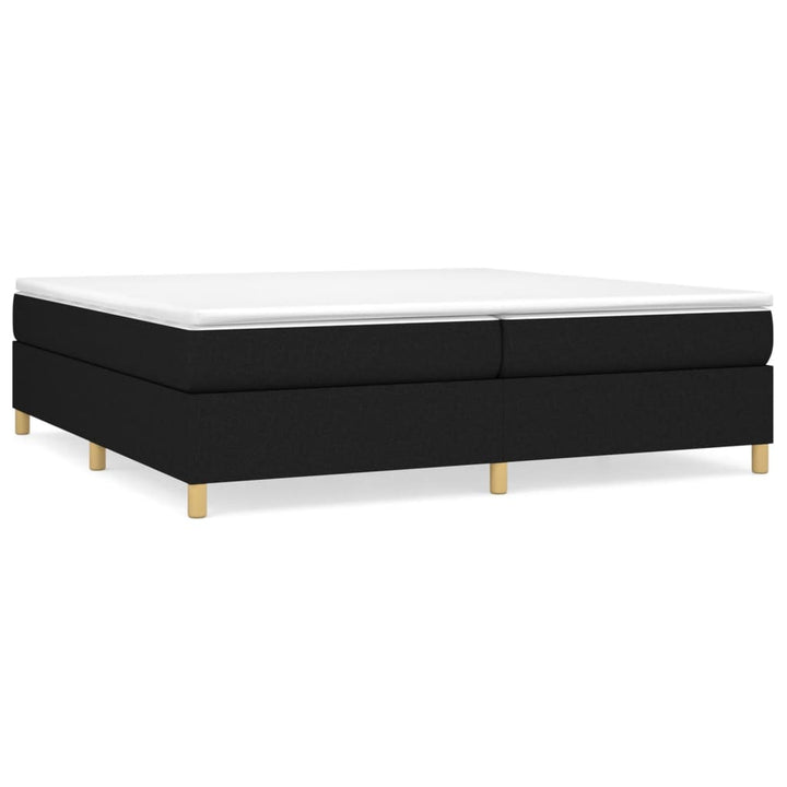 Boxspring sengeramme 200x200 cm stof sort