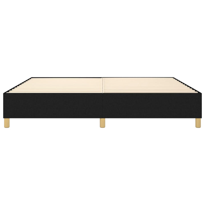 Boxspring sengeramme 200x200 cm stof sort