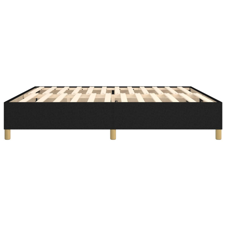 Boxspring sengeramme 200x200 cm stof sort