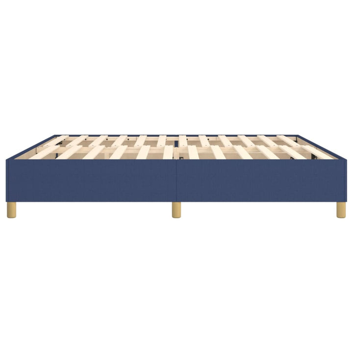 Boxspring sengeramme 200x200 cm stof blå