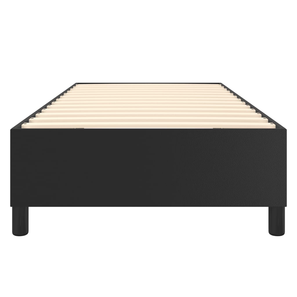 Boxspring sengeramme 80x200 cm kunstlæder sort