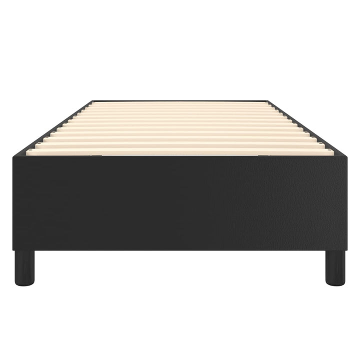 Boxspring sengeramme 80x200 cm kunstlæder sort