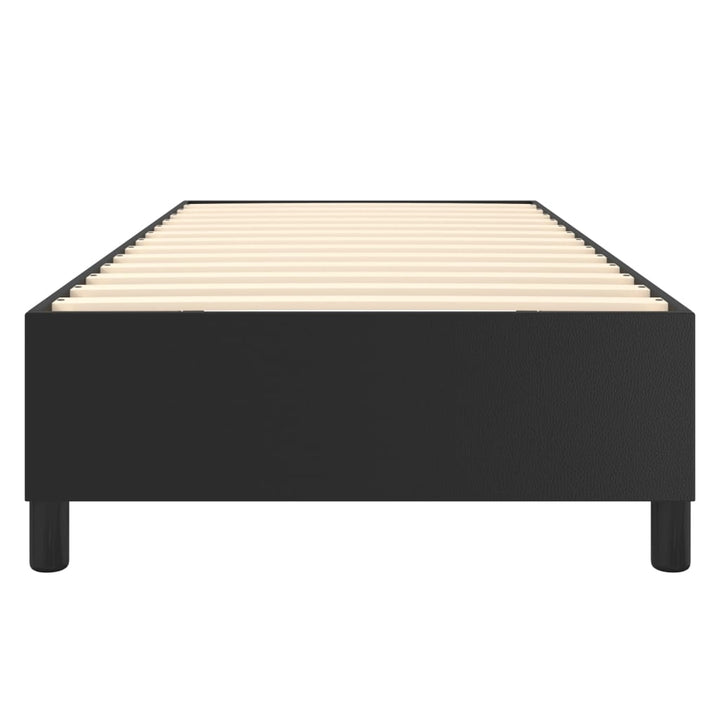 Boxspring sengeramme 90x190 cm kunstlæder sort