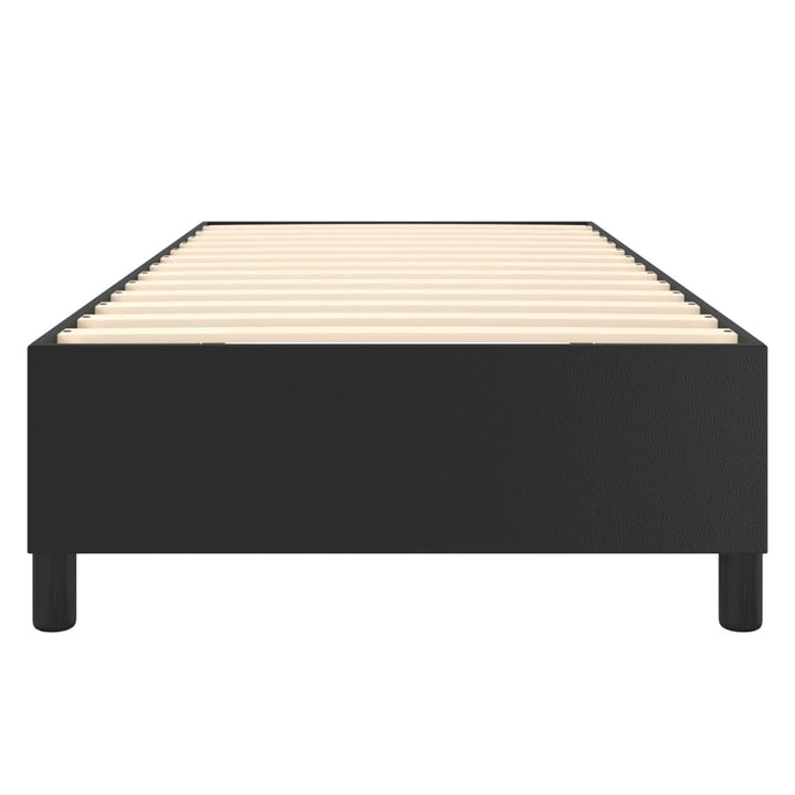 Boxspring sengeramme 90x200 cm kunstlæder sort
