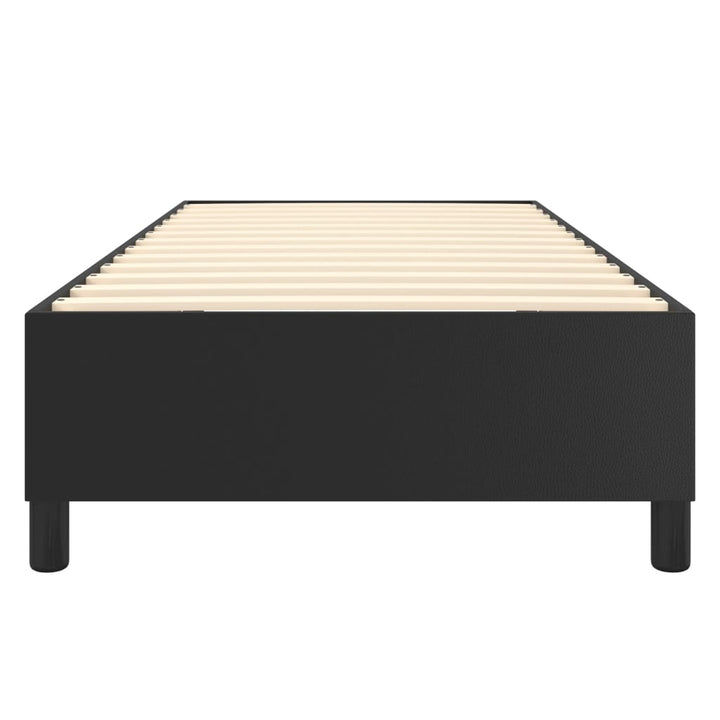 Boxspring sengeramme 100x200 cm kunstlæder sort