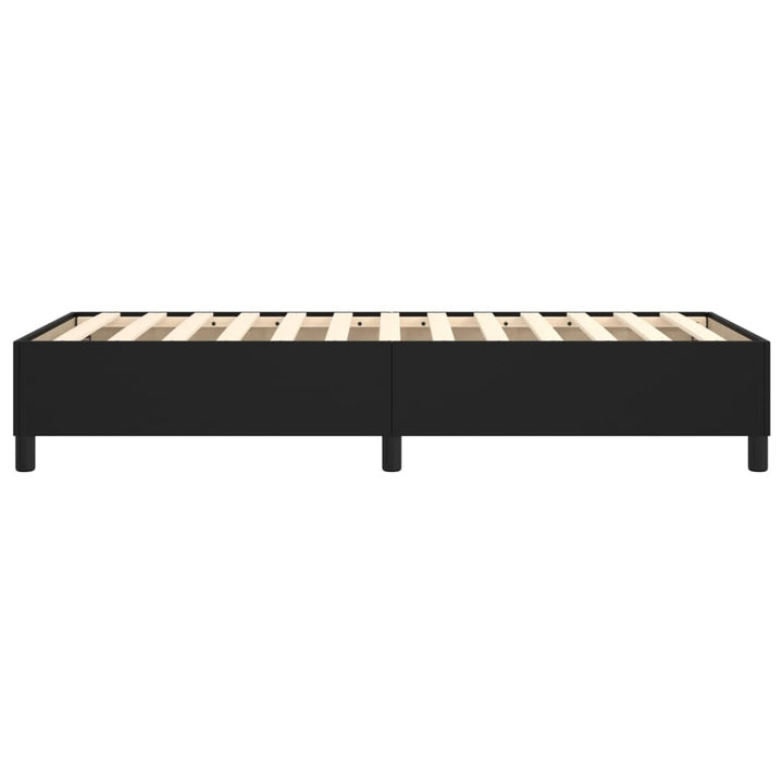 Boxspring sengeramme 100x200 cm kunstlæder sort