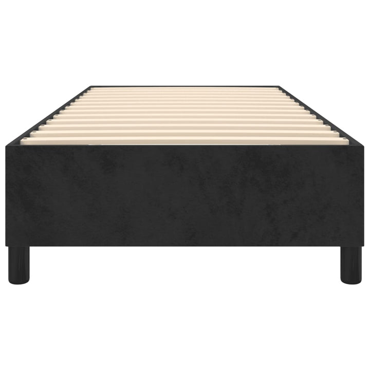 Boxspring sengeramme 80x200 cm fløjl sort