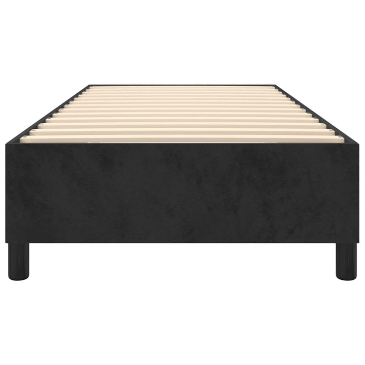 Boxspring sengeramme Sort 100x200 cm Fløjl