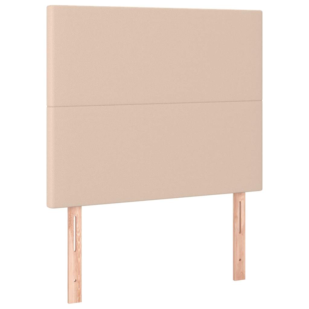 sengegavl Cappuccino 80x5x118/128 cm kunstlæder