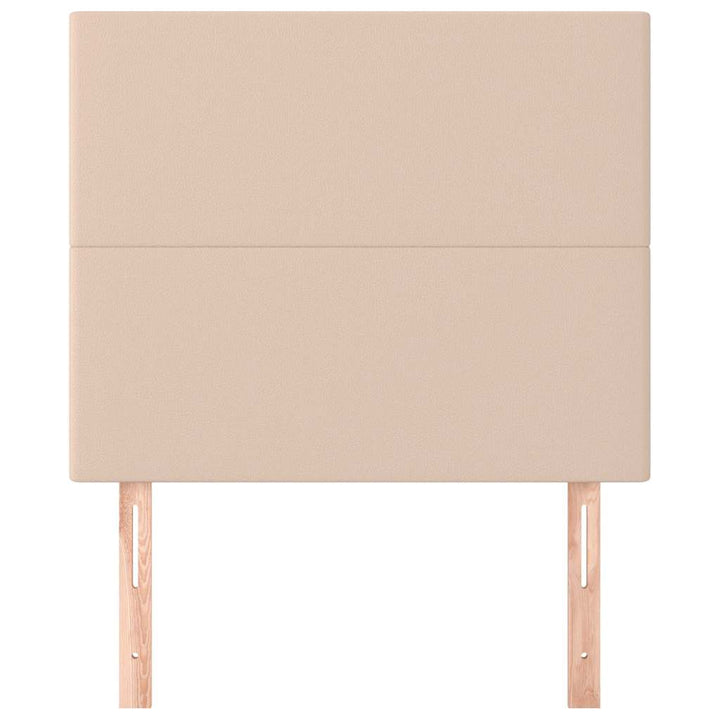 sengegavl Cappuccino 80x5x118/128 cm kunstlæder