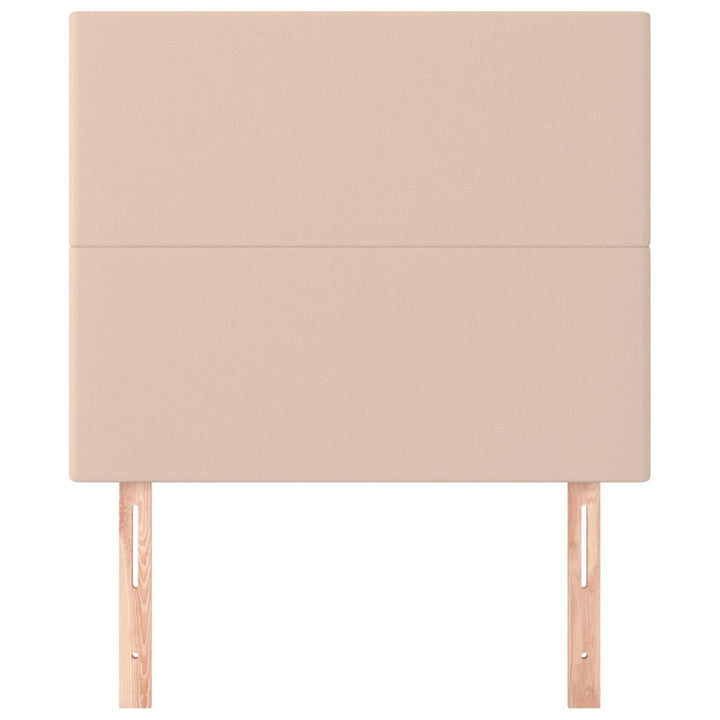 sengegavl Cappuccino 90x5x118/128 cm kunstlæder