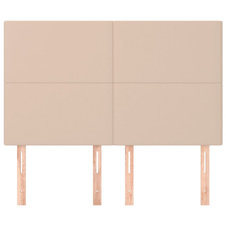 sengegavl Cappuccino 144x5x118/128 cm kunstlæder