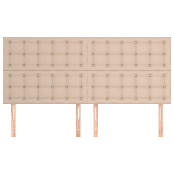 sengegavl Cappuccino 160x5x118/128 cm kunstlæder