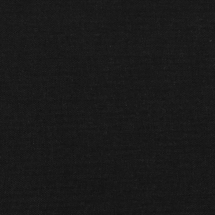 sengegavl med kanter 93x16x78/88 cm stof sort