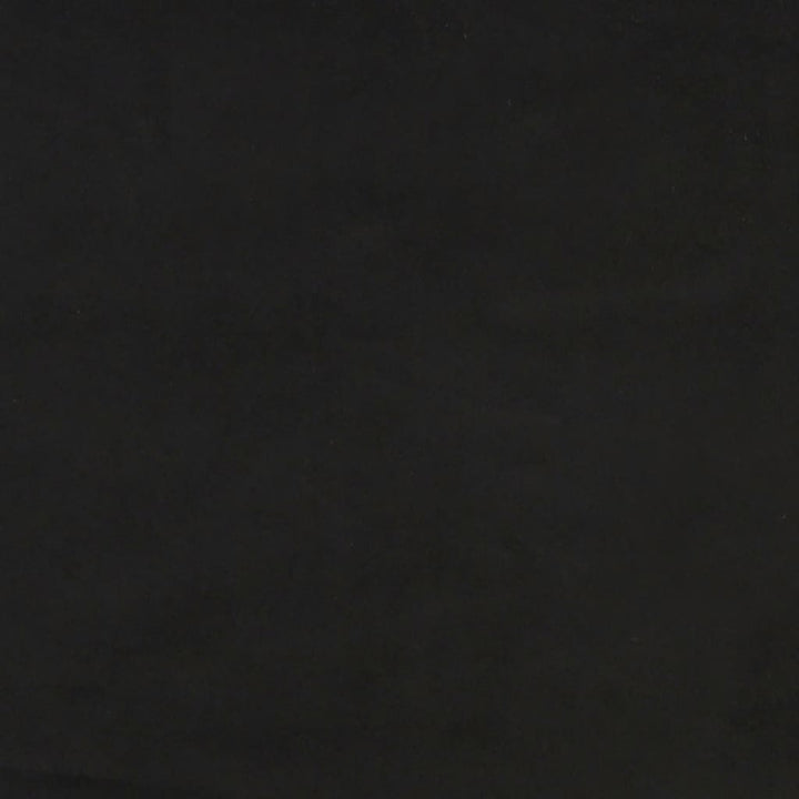 sengegavl med kanter 103x16x78/88 cm fløjl sort