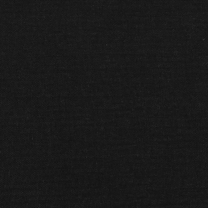 sengegavl med kanter 183x16x118/128 cm stof sort