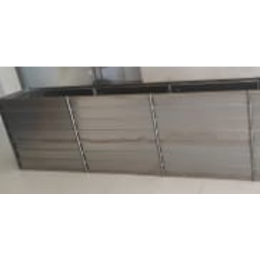 kontinentalseng med madras 160x200 cm stof sort