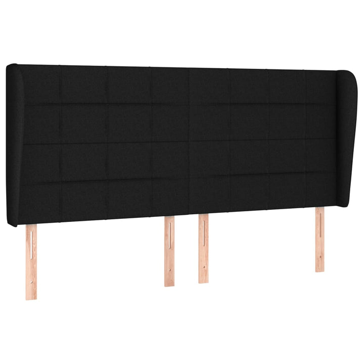 kontinentalseng med madras 160x200 cm stof sort