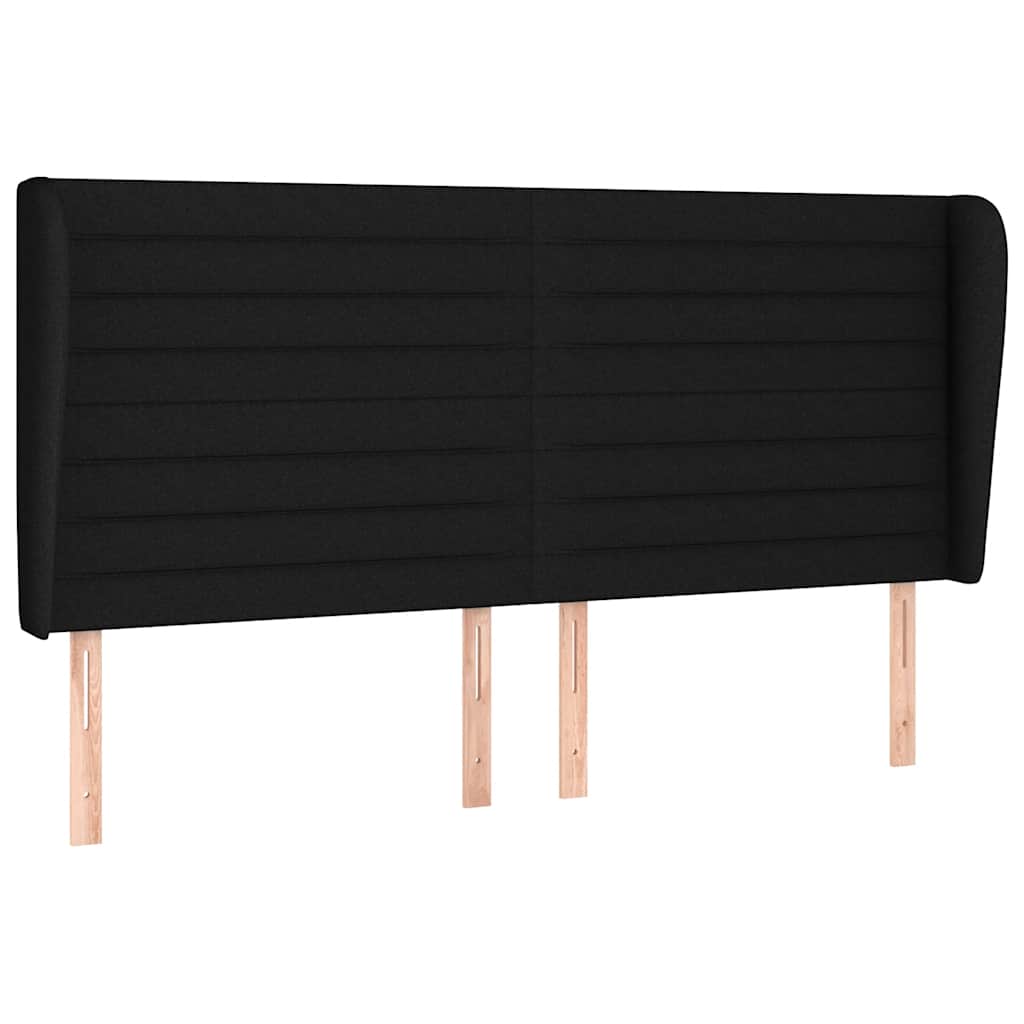 kontinentalseng med madras 160x200 cm stof sort
