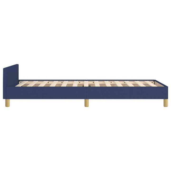 sengeramme uden madras 80x200 cm stof blå