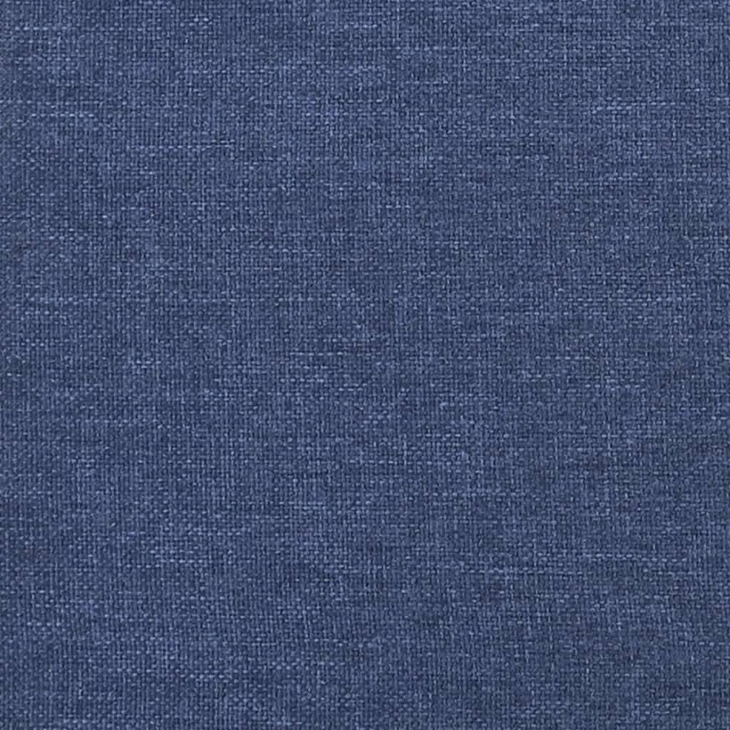 sengeramme uden madras 80x200 cm stof blå