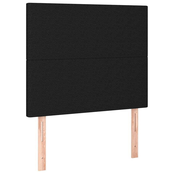 sengeramme uden madras 90x190 cm stof sort