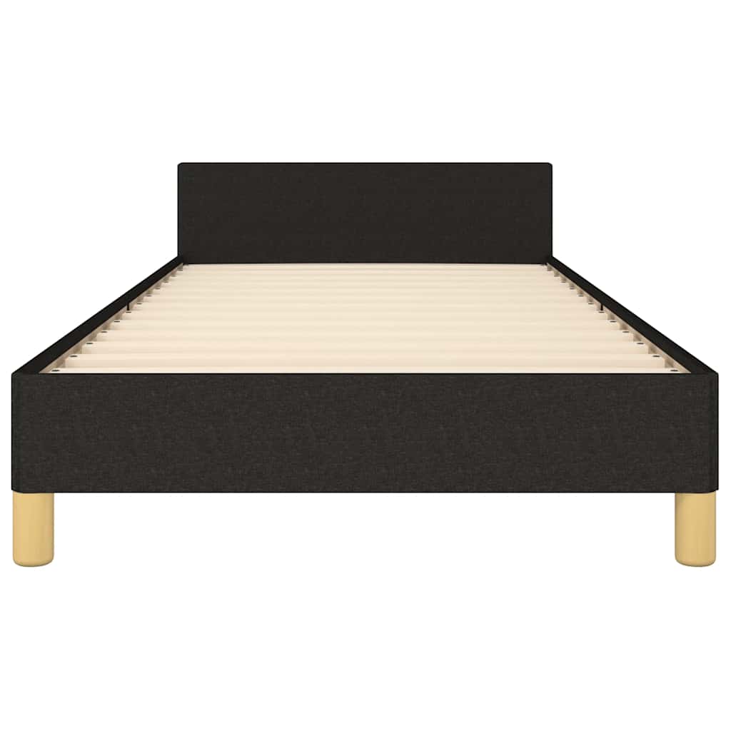 sengeramme uden madras 90x200 cm stof sort