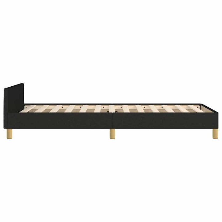 sengeramme uden madras 90x200 cm stof sort