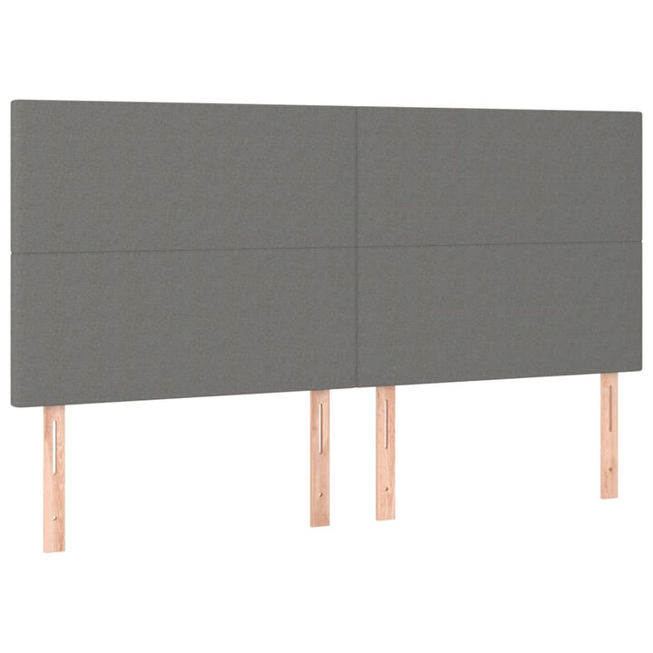 sengeramme uden madras 160x200 cm stof mørkegrå