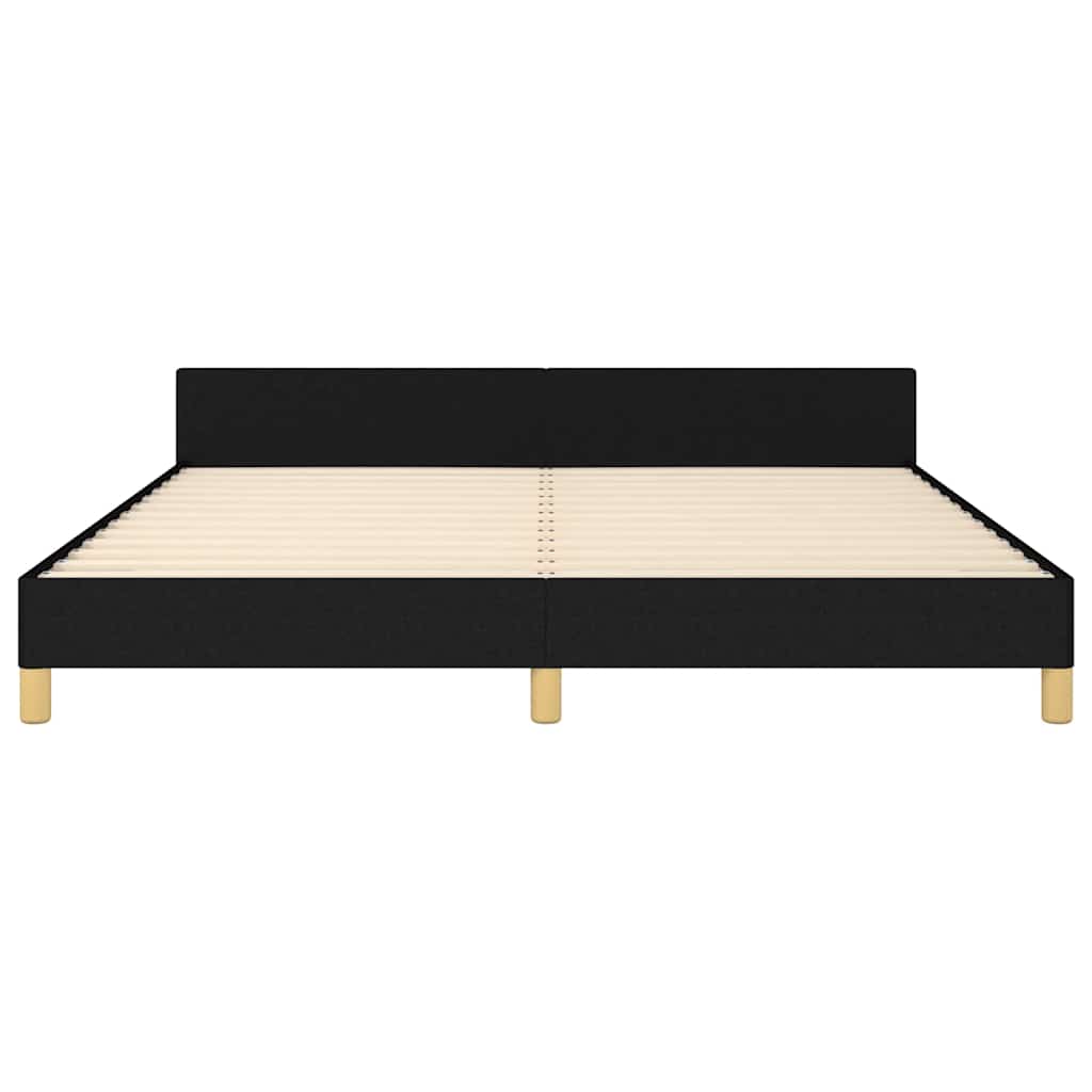 sengeramme uden madras 180x200 cm stof sort